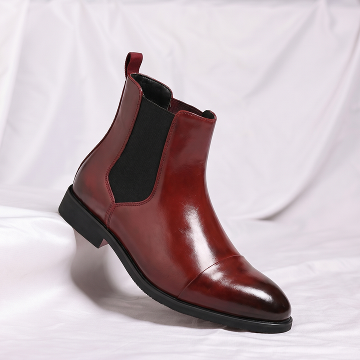 LORENZO LEATHER CHELSEA BOOTS