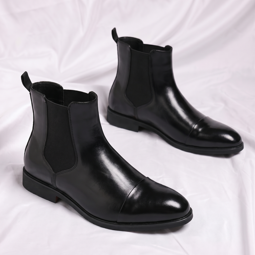 LORENZO LEATHER CHELSEA BOOTS