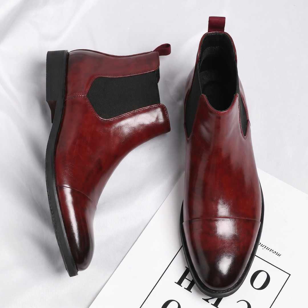 LORENZO LEATHER CHELSEA BOOTS