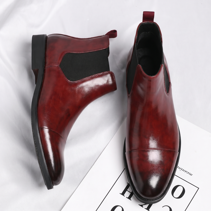 LORENZO LEATHER CHELSEA BOOTS