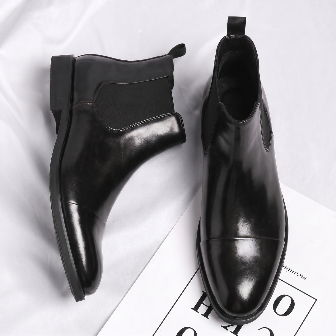 LORENZO LEATHER CHELSEA BOOTS