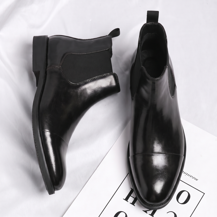 LORENZO LEATHER CHELSEA BOOTS