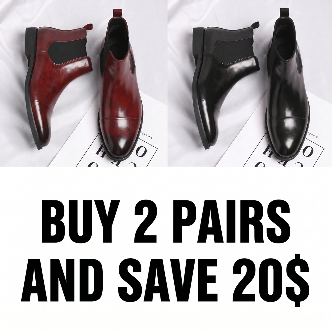 LORENZO LEATHER CHELSEA BOOTS