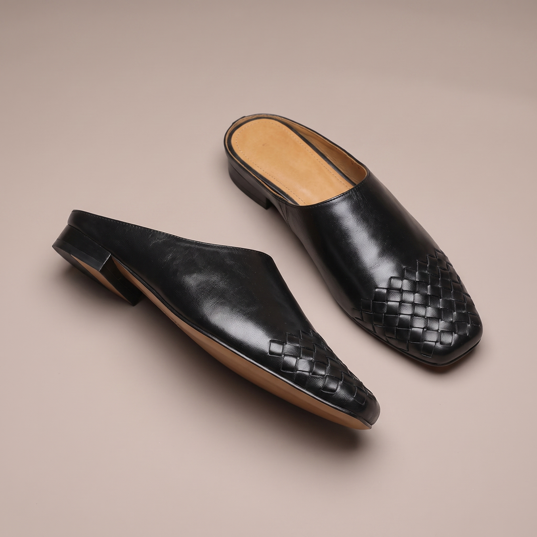 Palazzo Woven Mule