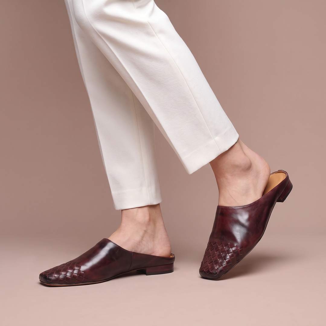 Palazzo Woven Mule