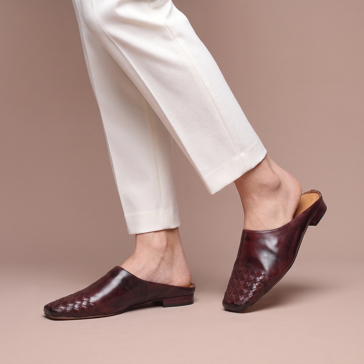 Palazzo Woven Mule